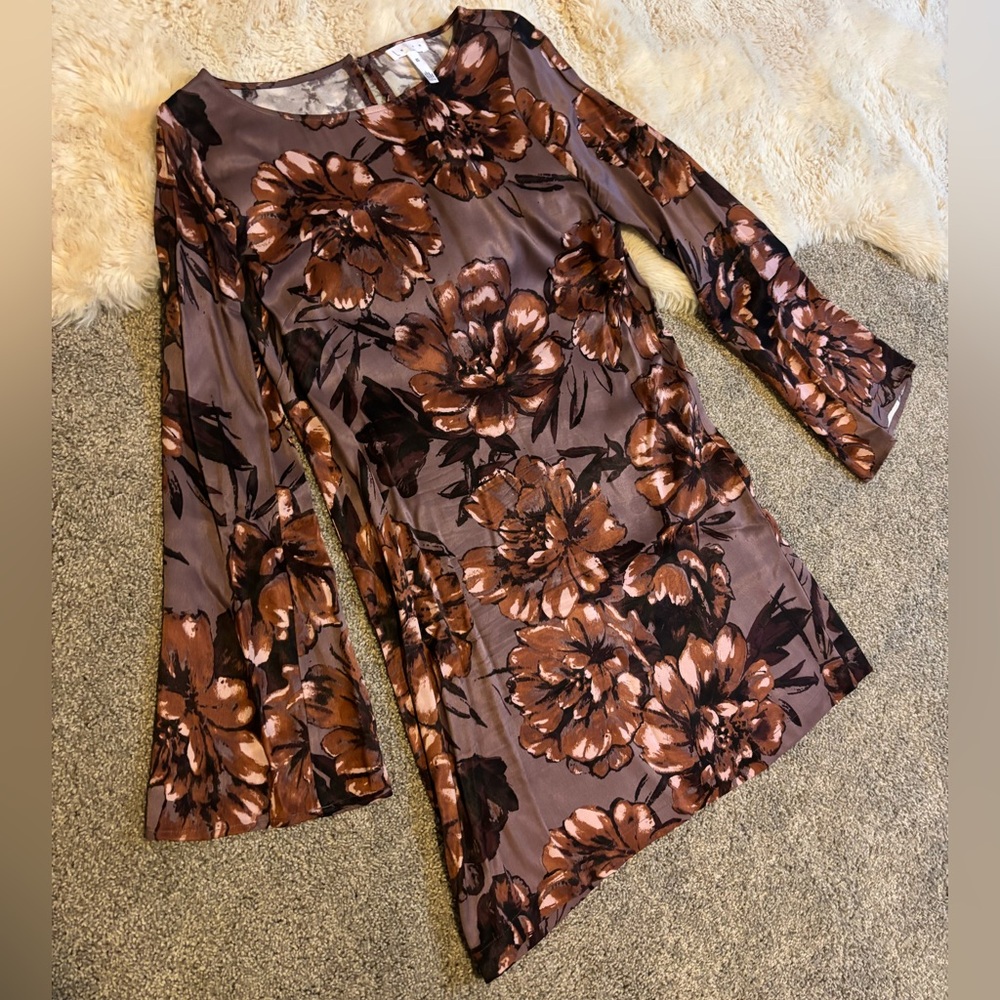 LEITH - Floral Long Sleeve Dress